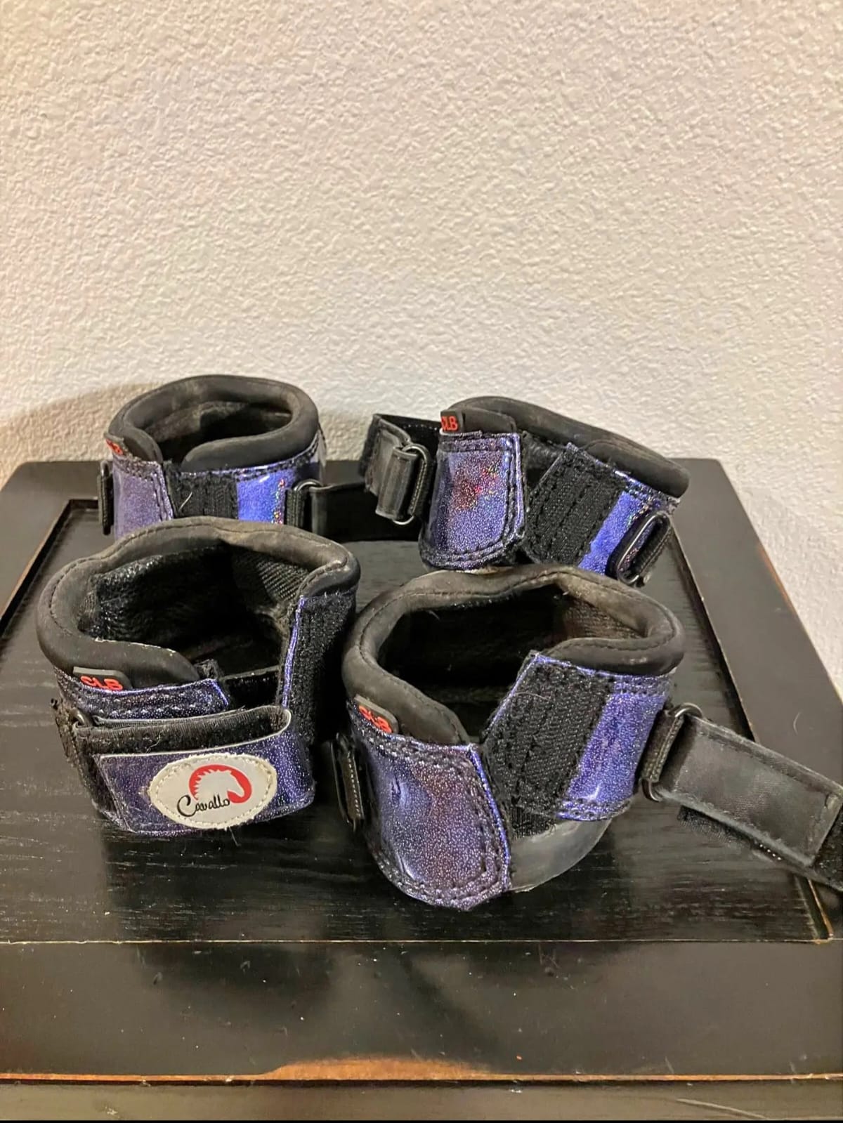 Cavallo Metallic Blue CLB Hoof Boots photo 2